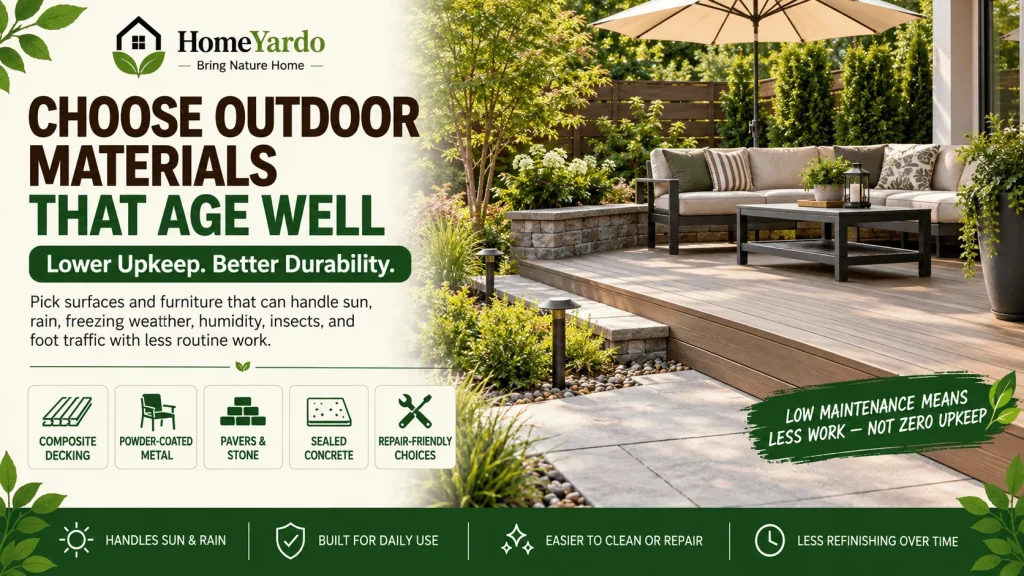 Choose Outdoor Materials That Age Well