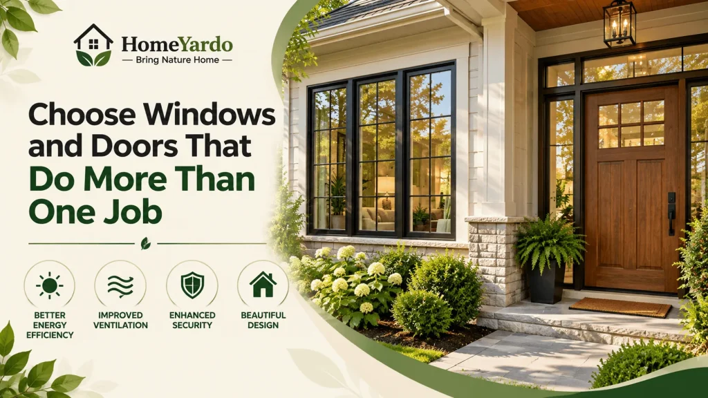 Choose Windows and Doors That Do More Than One Job