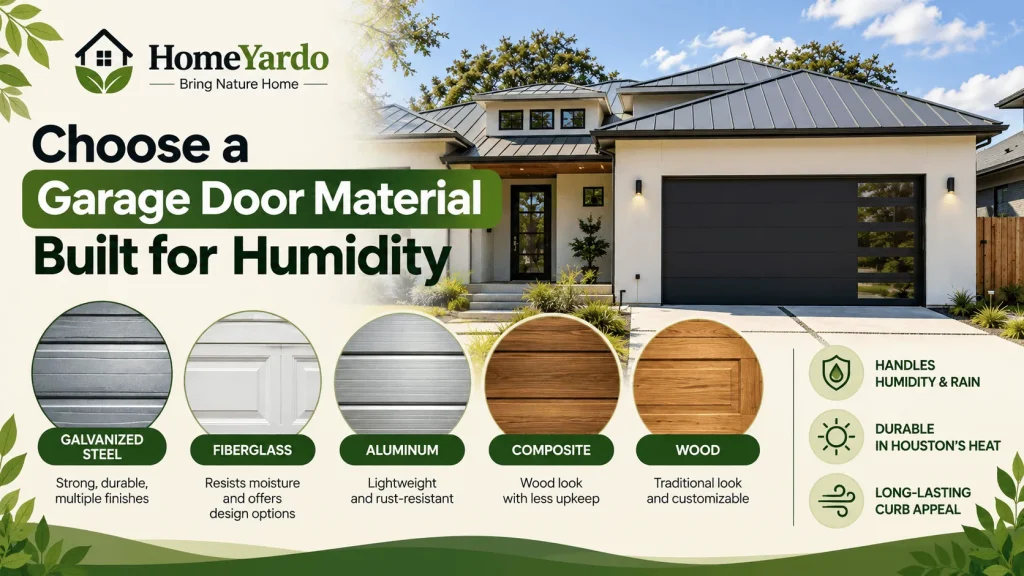 Choose a Garage Door Material Built for Humidity