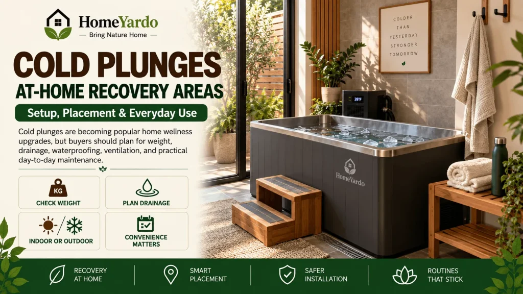 Cold Plunges and At-Home Recovery Areas