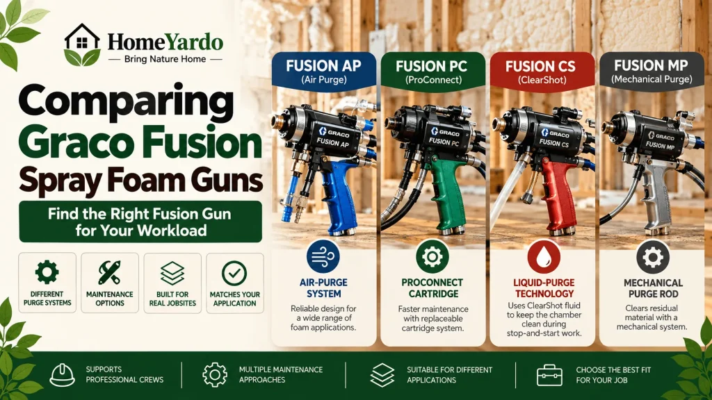 Comparing Graco Fusion Spray Foam Guns