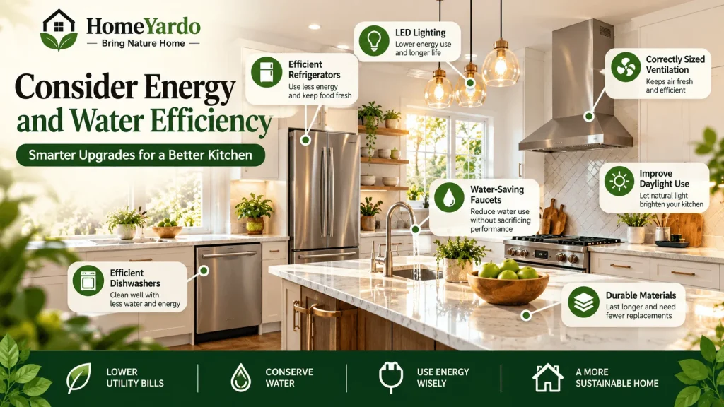 Consider Energy and Water Efficiency
