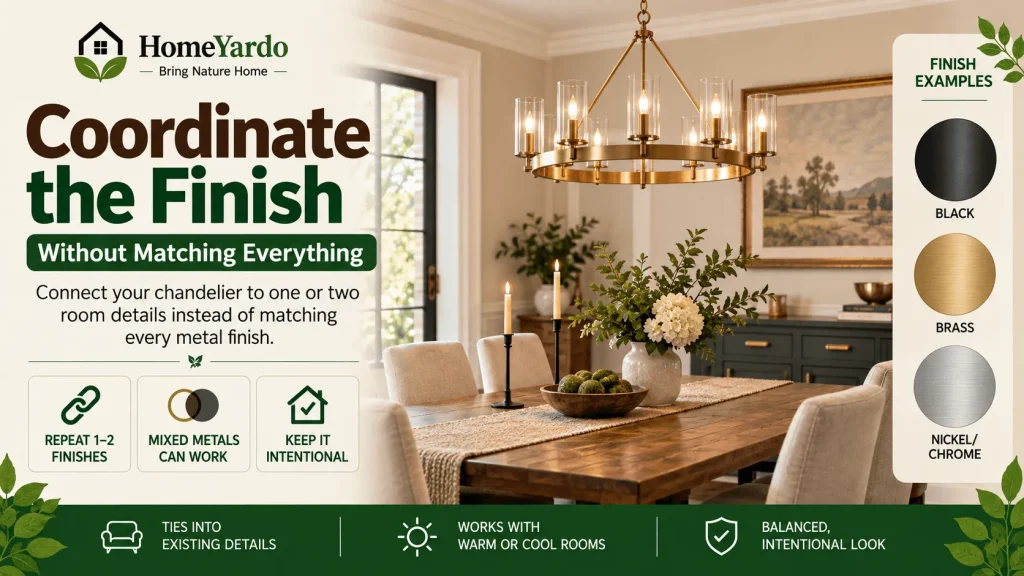 Coordinate the Finish Without Matching Everything
