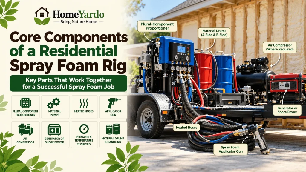 Core Components of a Residential Spray Foam Rig