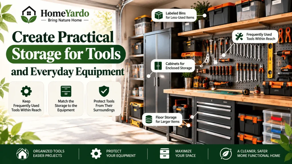 Create Practical Storage for Tools and Everyday Equipment