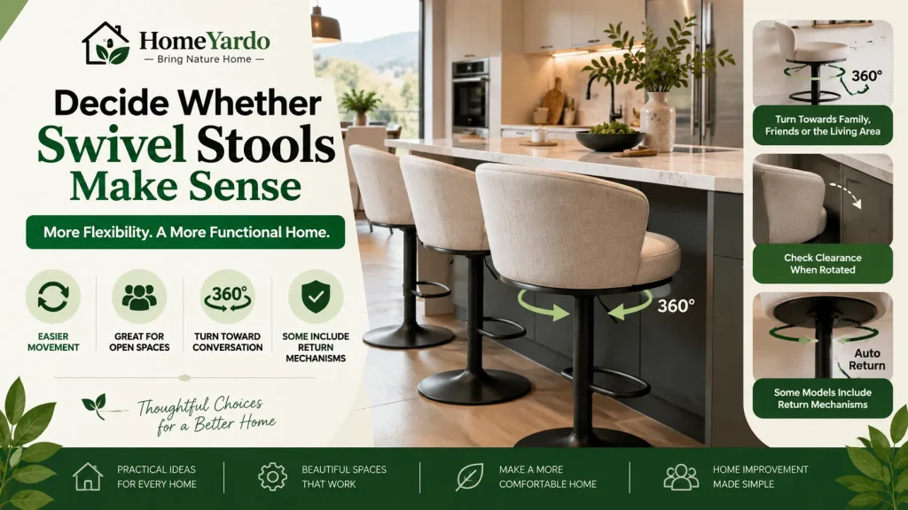 Decide Whether Swivel Stools Make Sense