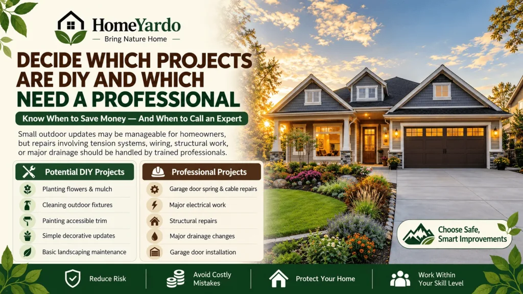 Decide Which Projects Are DIY and Which Need a Professional