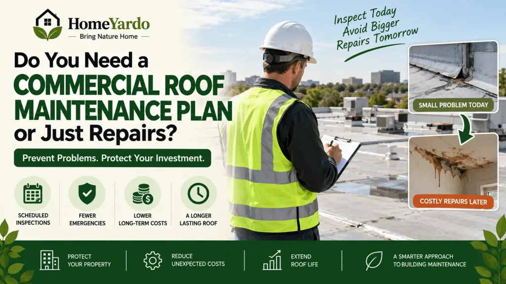 Do You Need a Commercial Roof Maintenance Plan or Just Repairs