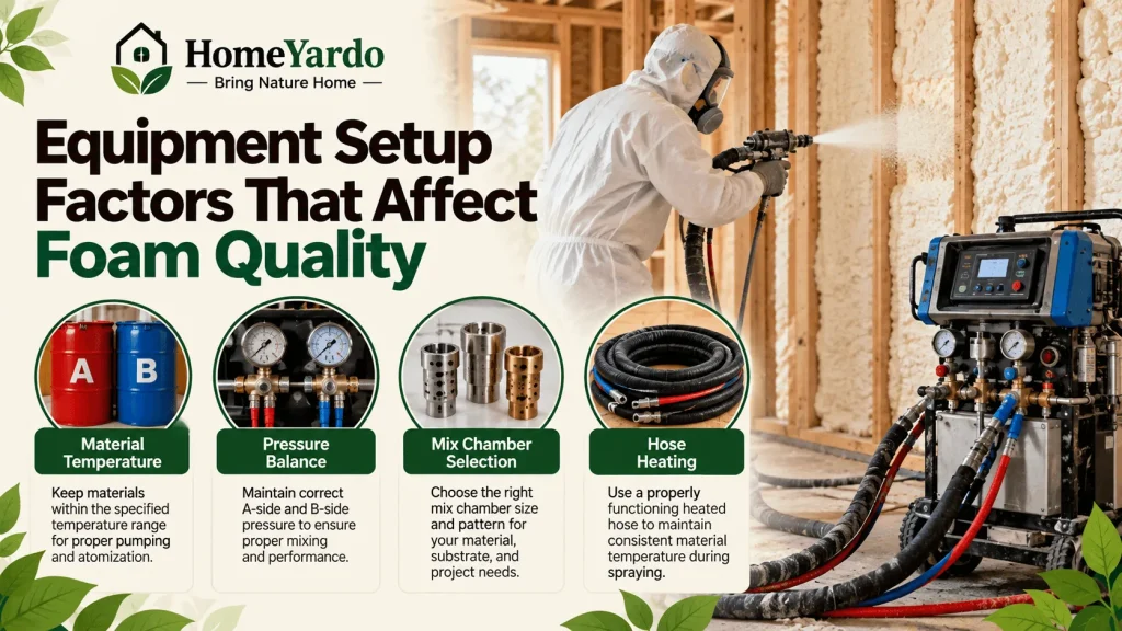 Equipment Setup Factors That Affect Foam Quality