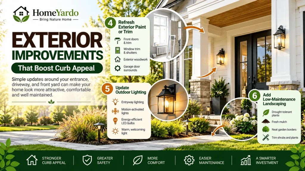 Exterior Improvements That Boost Curb Appeal