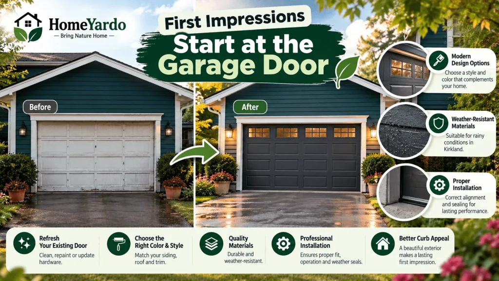 First Impressions Start at the Garage Door