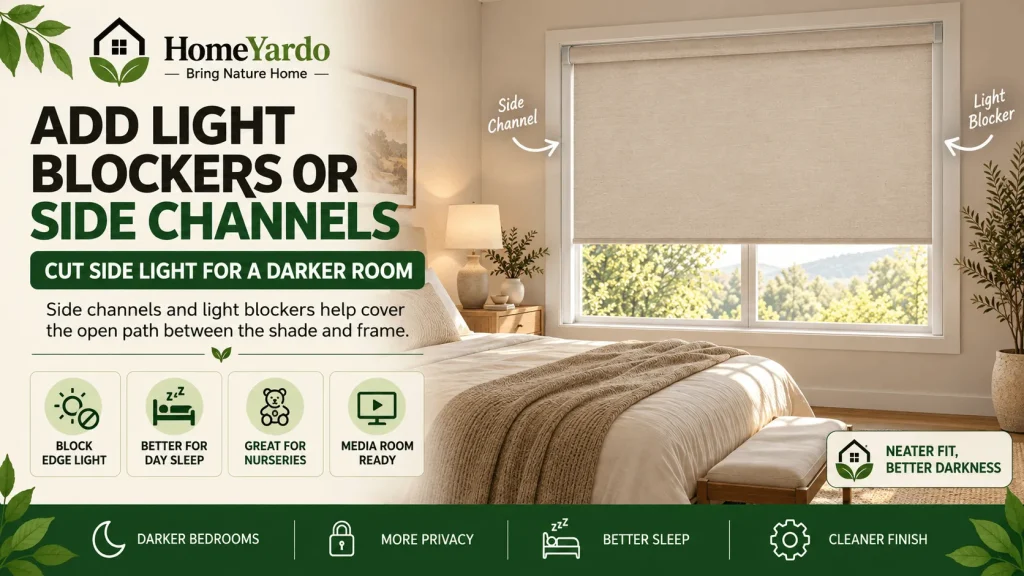 Fix 3 Add Light Blockers or Side Channels