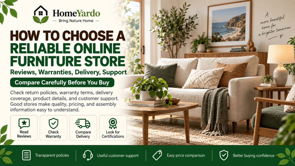 How to Choose a Reliable Online Furniture Store