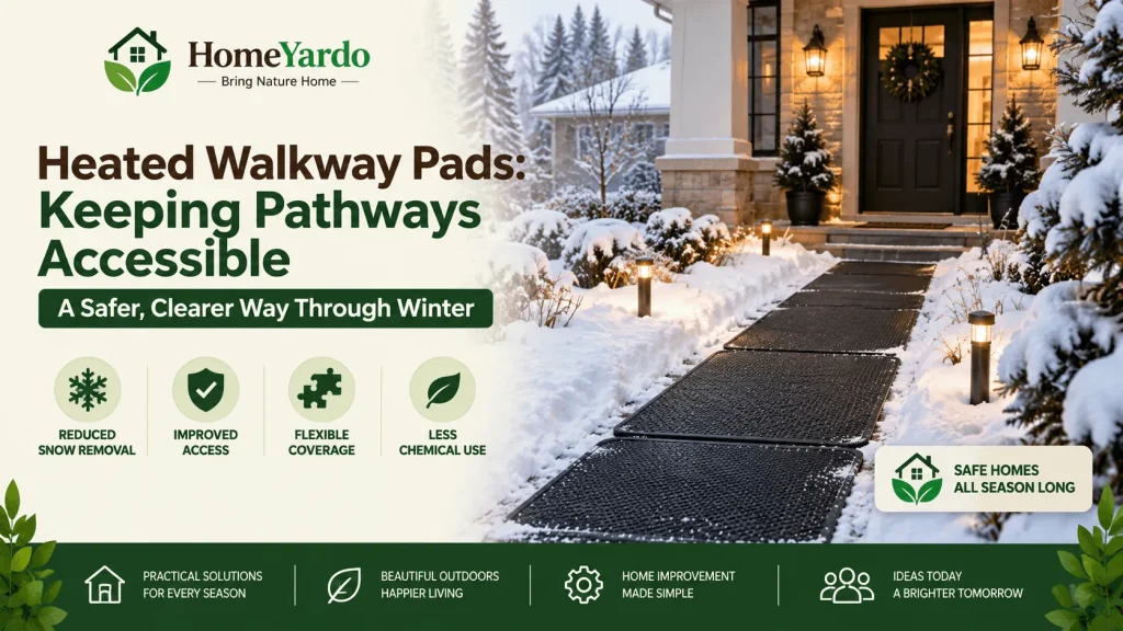 Heated Walkway Pads Keeping Pathways Accessible