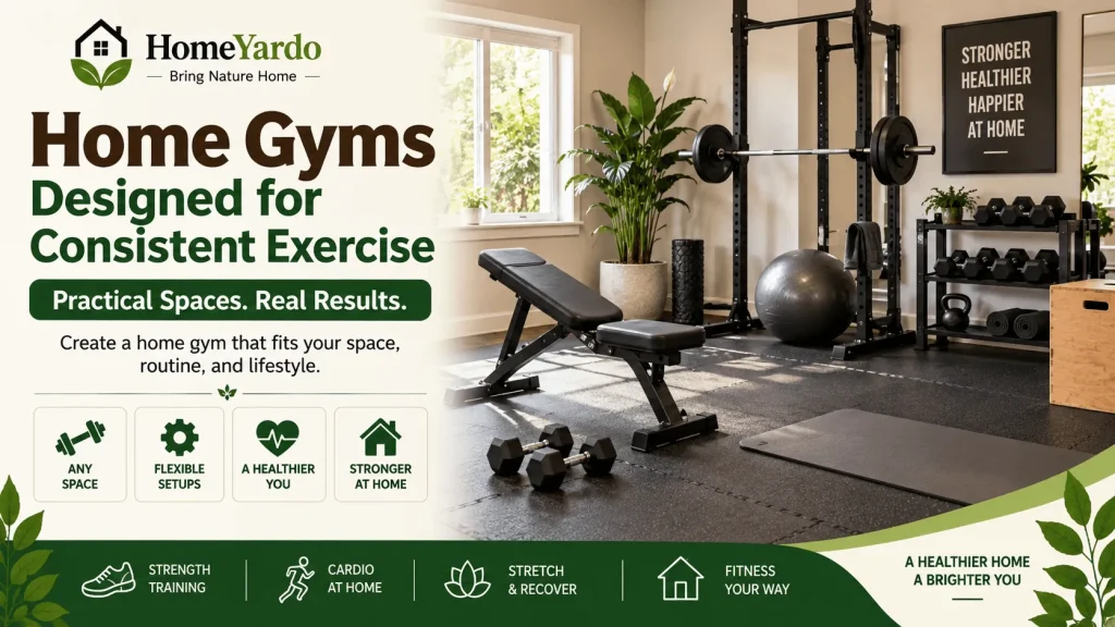 Home Gyms Designed for Consistent Exercise