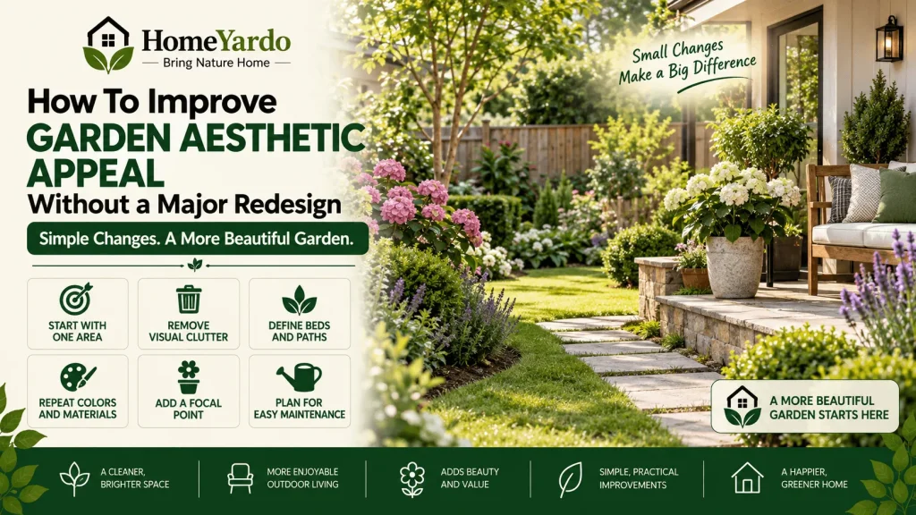 How To Improve Garden Aesthetic Appeal Without a Major Redesign