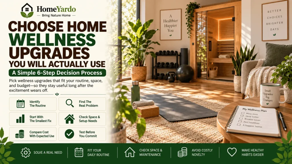 How to Choose Home Wellness Upgrades You Will Actually Use