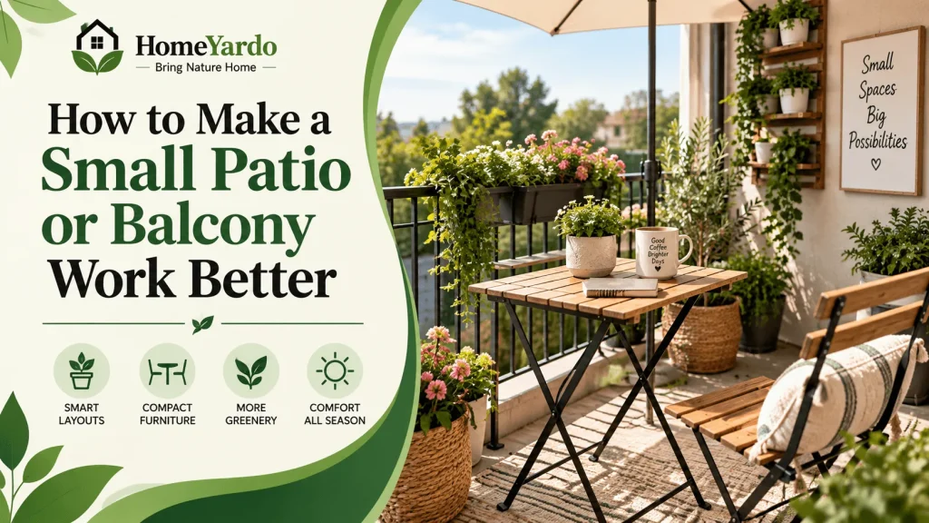 How to Make a Small Patio or Balcony Work Better