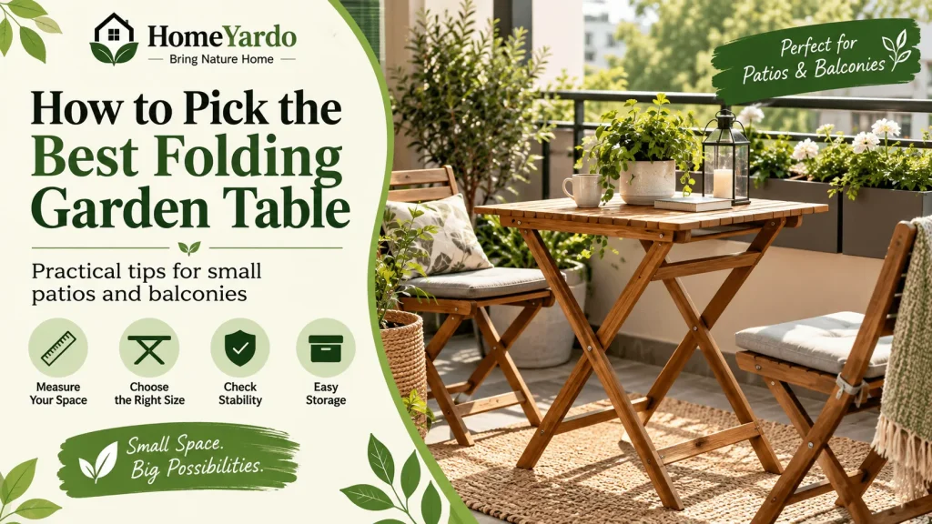 How to Pick the Best Folding Garden Table