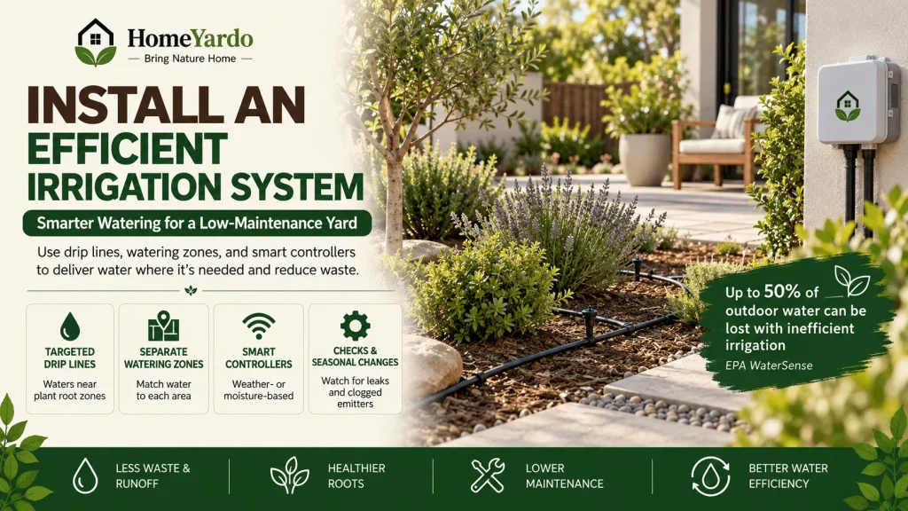 Install an Efficient Irrigation System