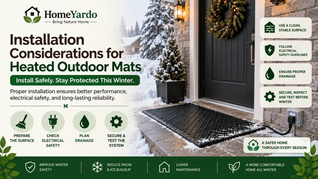 Installation Considerations for Heated Outdoor Mats