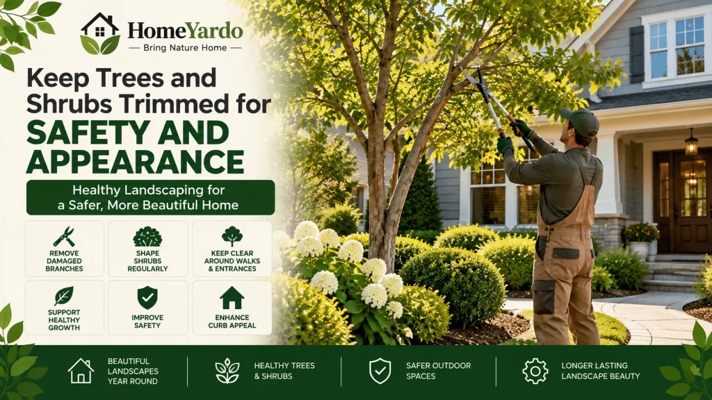 Keep Trees and Shrubs Trimmed for Safety and Appearance