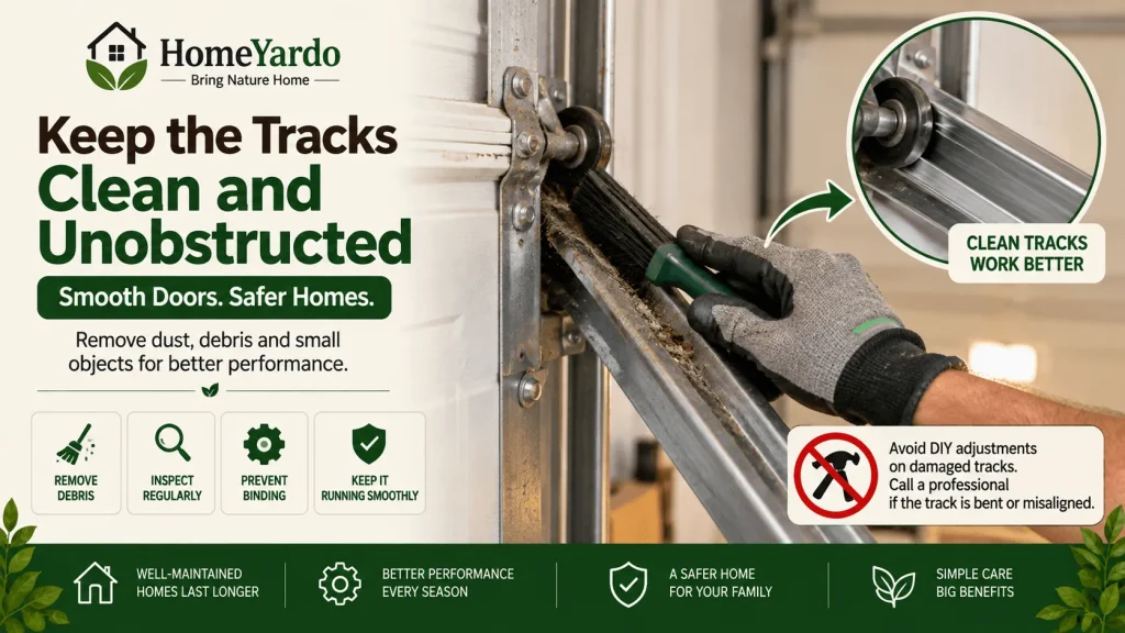 Keep the Tracks Clean and Unobstructed