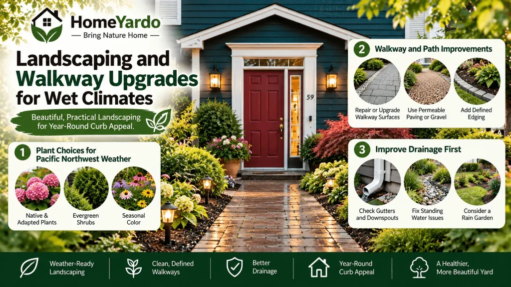 Landscaping and Walkway Upgrades for Wet Climates