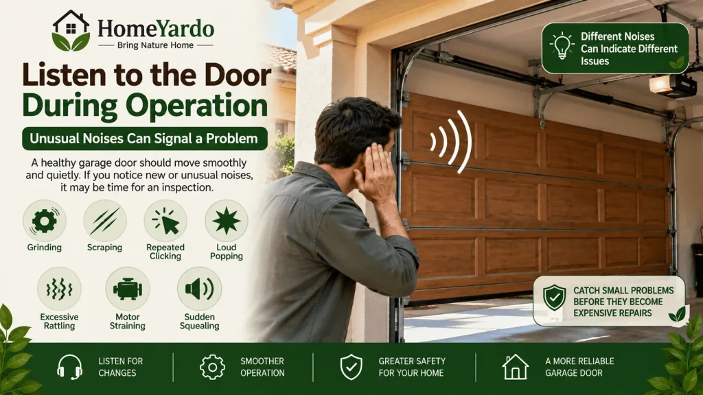 Listen to the Door During Operation