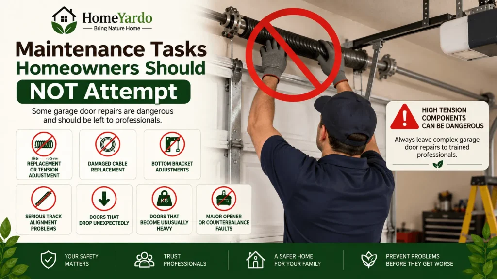 Maintenance Tasks Homeowners Should Not Attempt