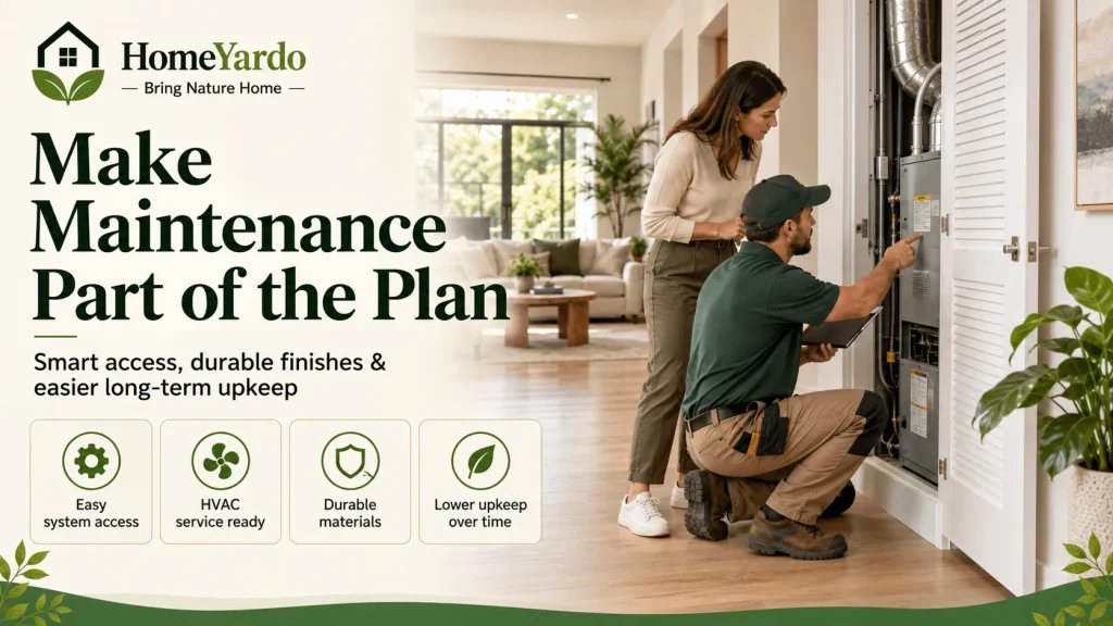 Make Maintenance Part of the Plan