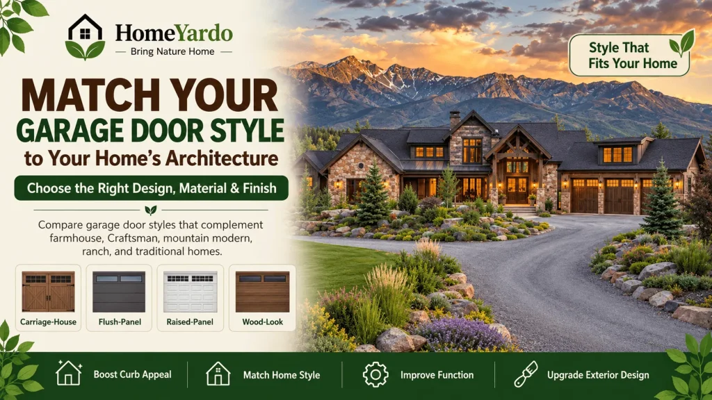 Match Your Garage Door Style to Your Home's Architecture