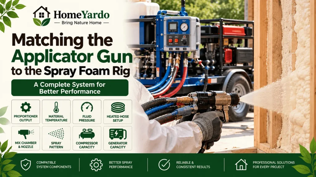 Matching the Applicator Gun to the Spray Foam Rig