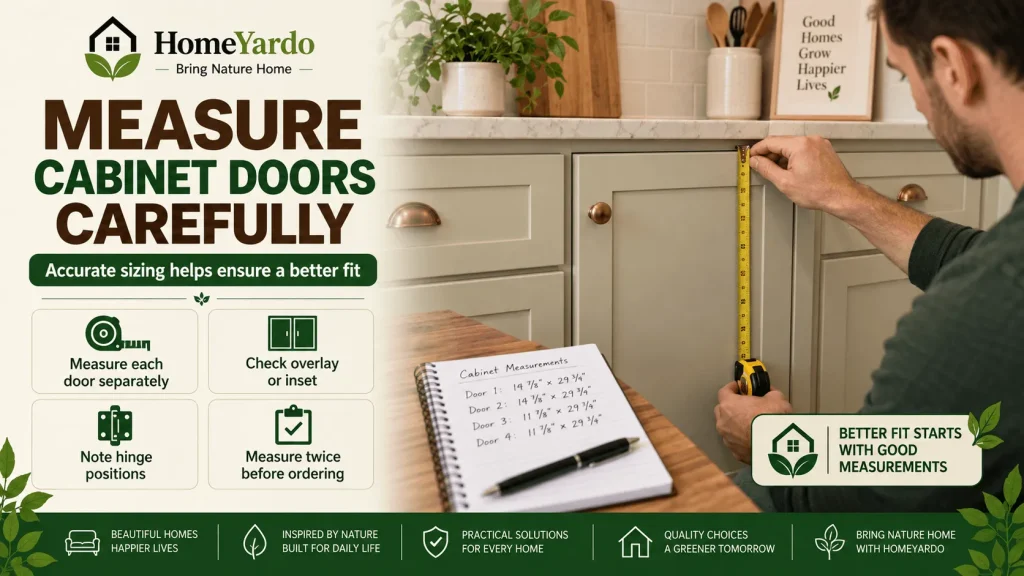 Measure Cabinet Doors Carefully