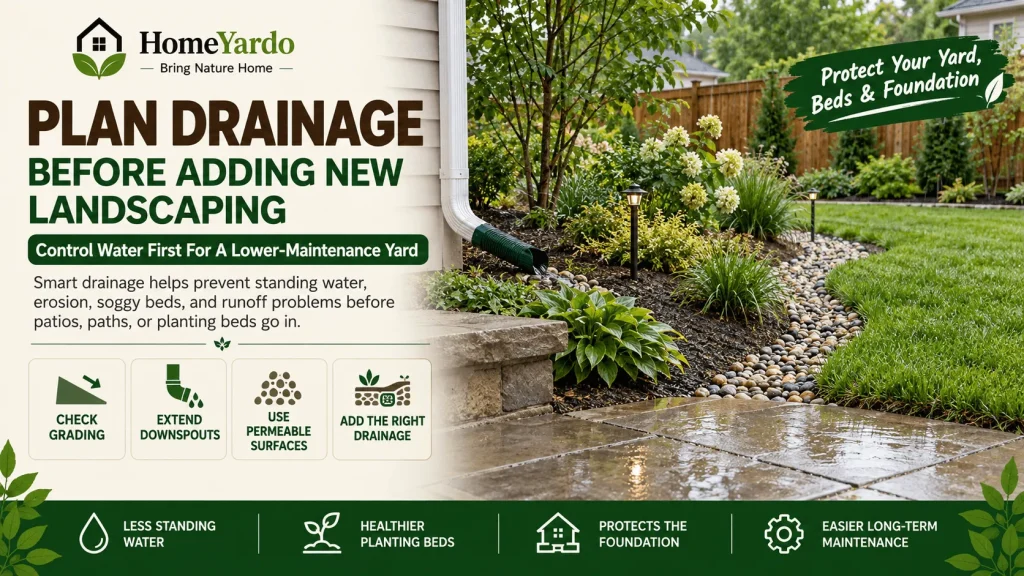 Plan Drainage Before Adding New Landscaping