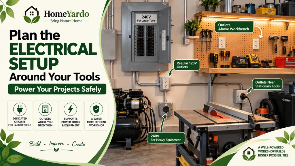 Plan The Electrical Setup Around Your Tools