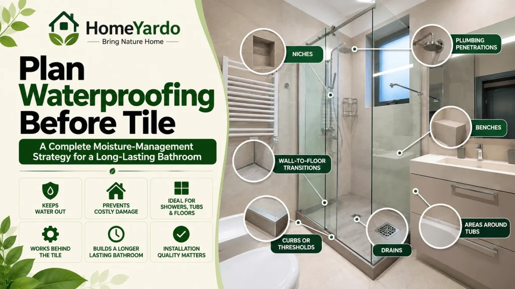 Plan Waterproofing Before Tile
