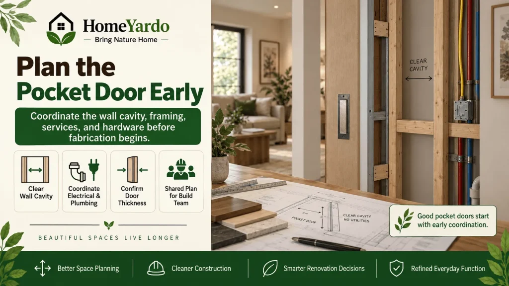 Plan the Pocket Door Early