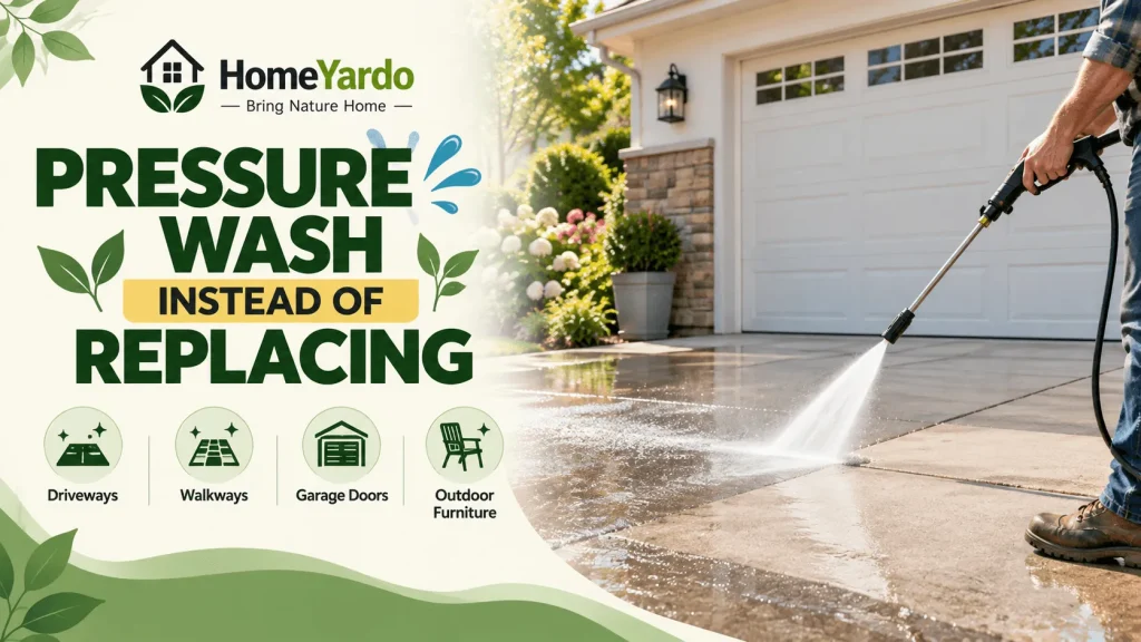 Pressure Wash Instead of Replacing