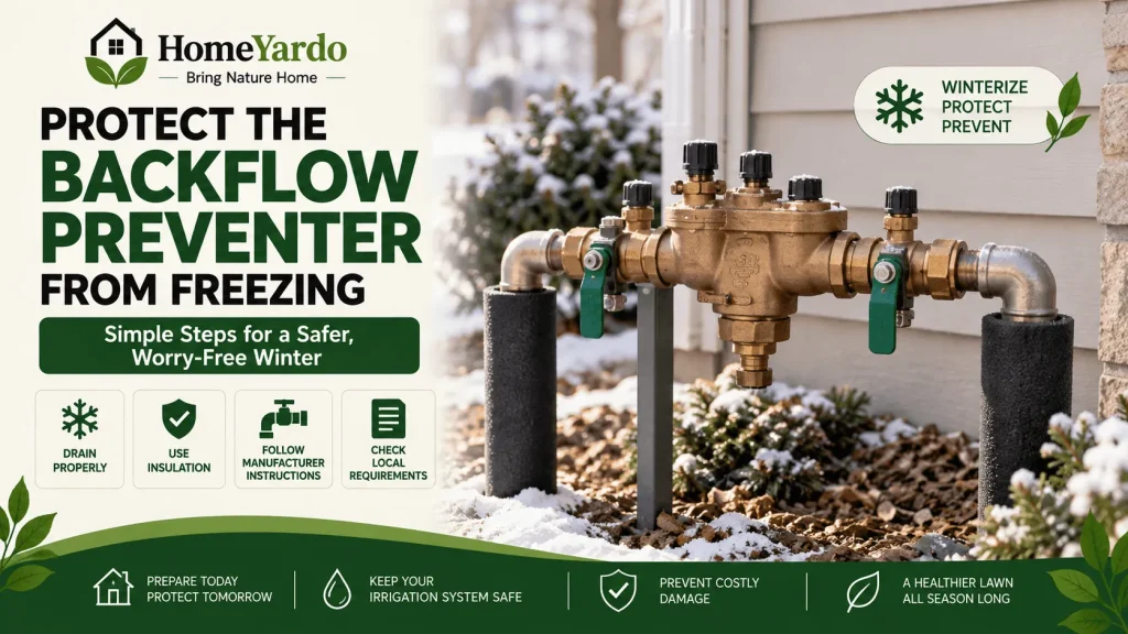 Protect the Backflow Preventer From Freezing
