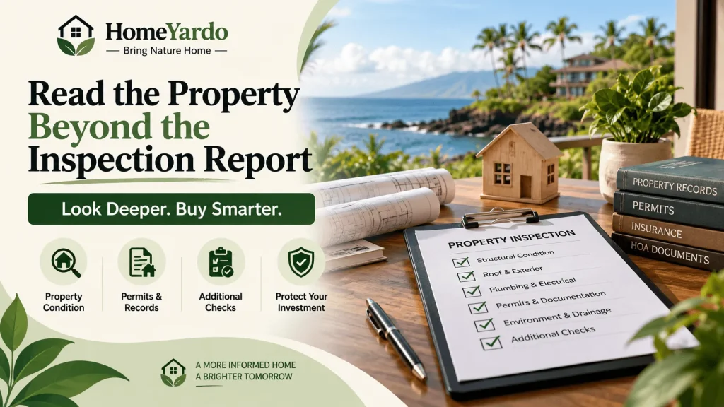 Read the Property Beyond the Inspection Report