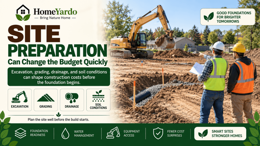 Site Preparation Can Change the Budget Quickly