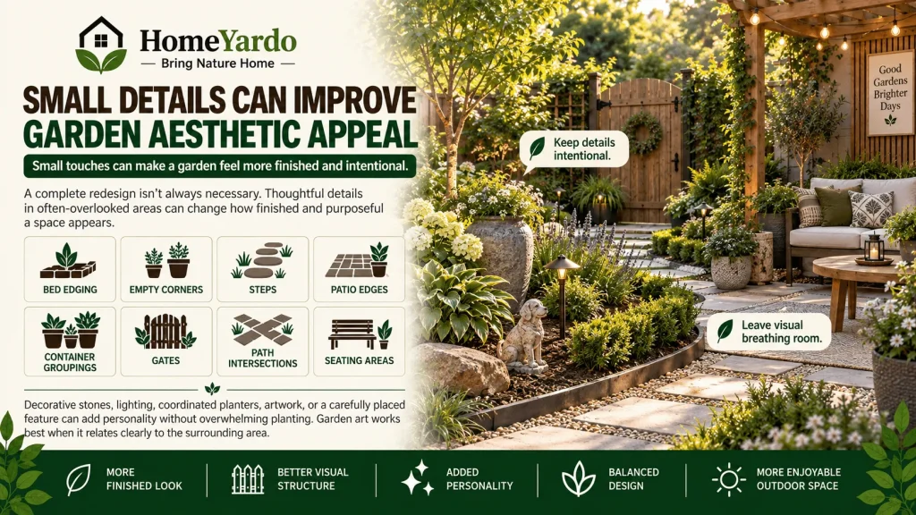 Small Details Can Improve Garden Aesthetic Appeal