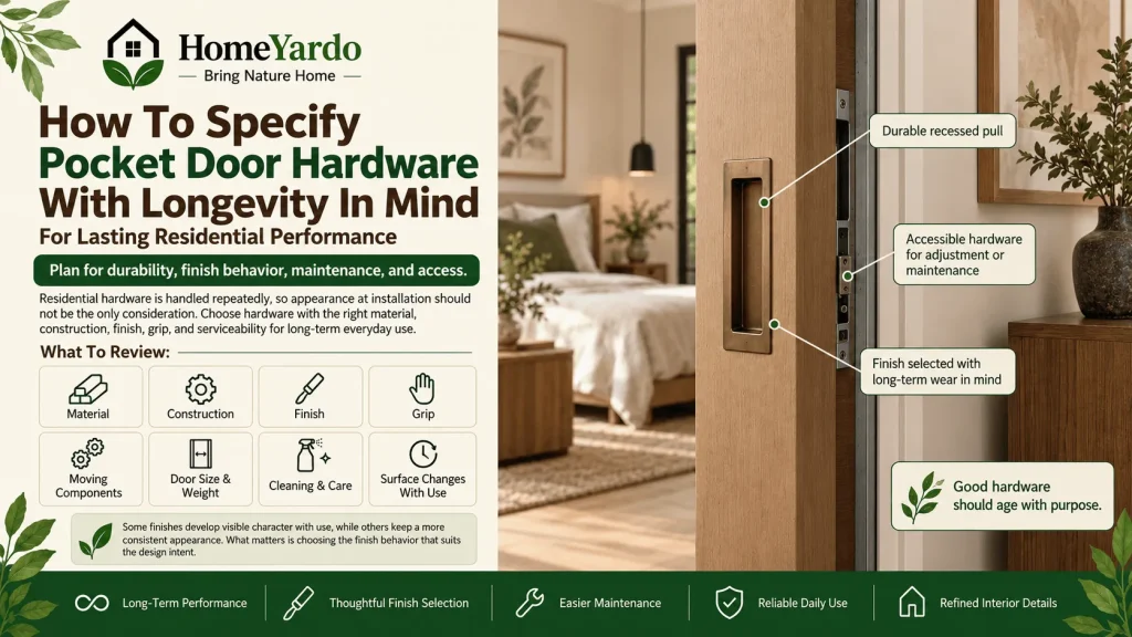 Specify Pocket Door Hardware With Longevity in Mind