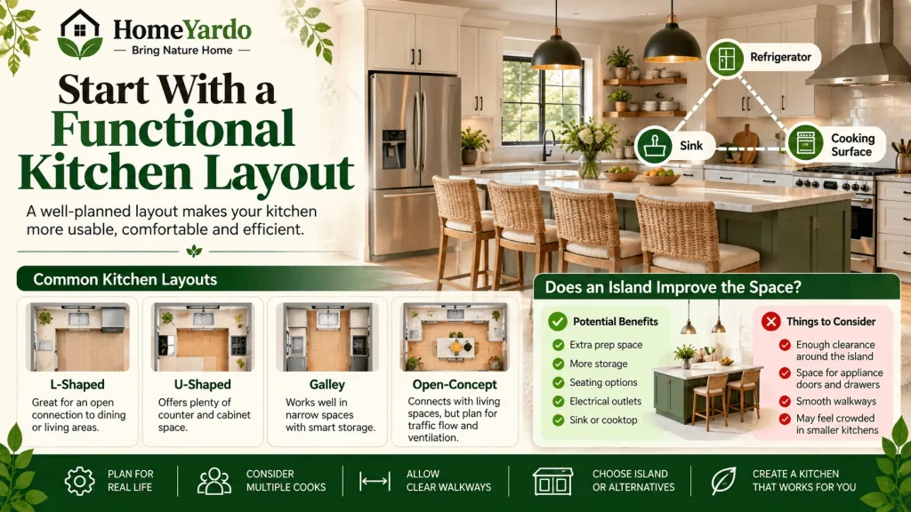 Start With a Functional Kitchen Layout