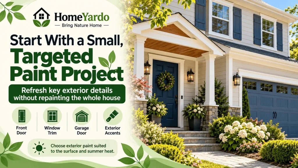 Start With a Small, Targeted Paint Project