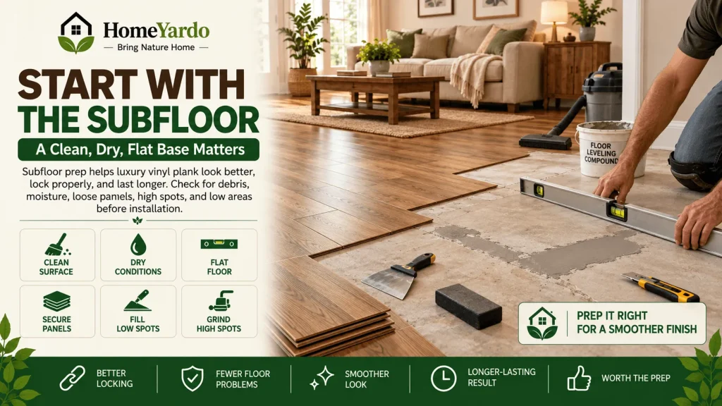 Start With the Subfloor