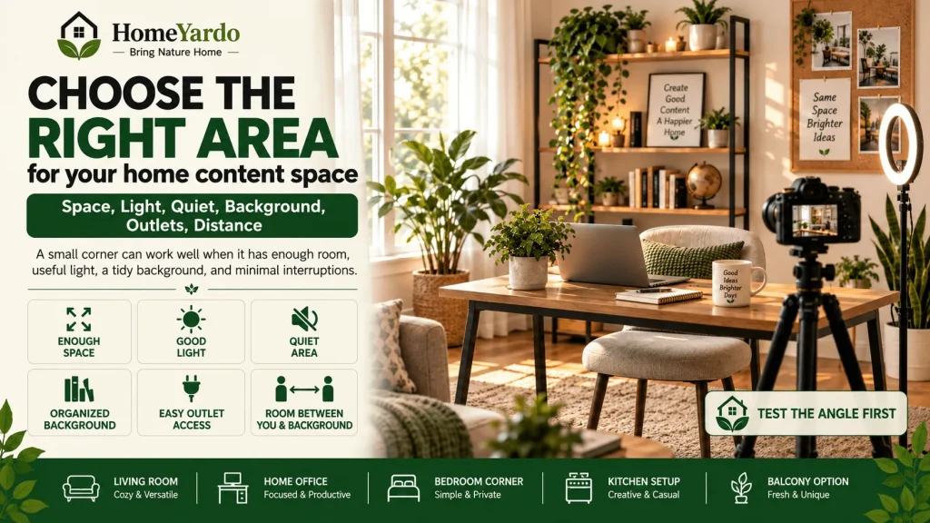 Start by Choosing the Right Area of Your Home