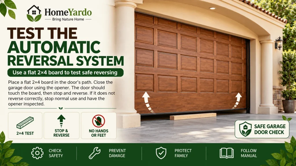 Test the Automatic Reversal System