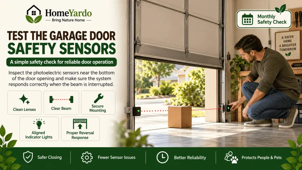 Test the Garage Door Safety Sensors